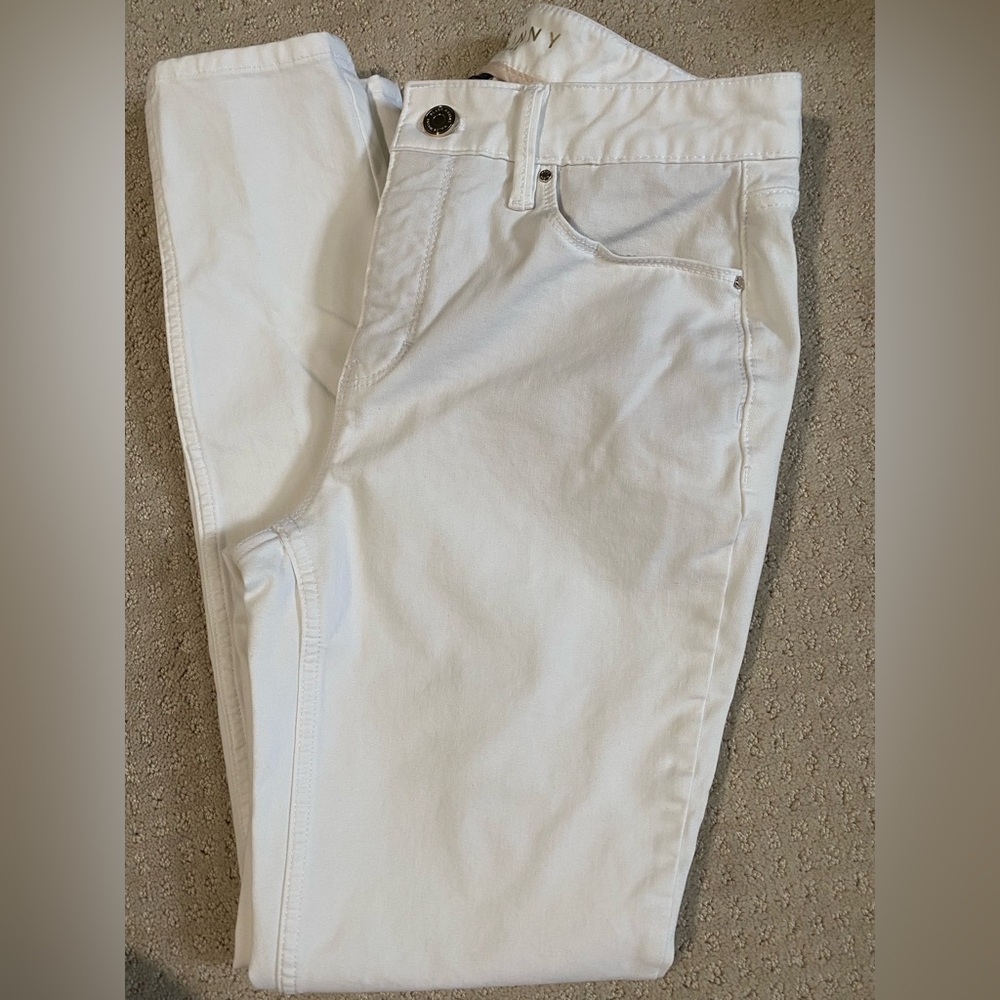 The skinny ankle size 2 white